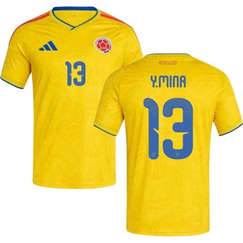 Kid's Y.MINA #13 Colombia Home Replica Jersey World Cup 2026 Kid's Y.MINA #13 Colombia Home Replica Jersey World Cup 2026