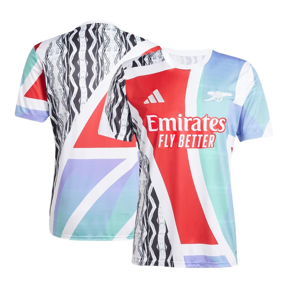 Men's Arsenal Pre-Match Replica Soccer Jersey 2024/25 Men's Arsenal Pre-Match Replica Soccer Jersey 2024/25