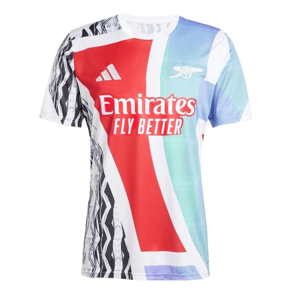 Men's Arsenal Pre-Match Replica Soccer Jersey 2024/25 Men's Arsenal Pre-Match Replica Soccer Jersey 2024/25