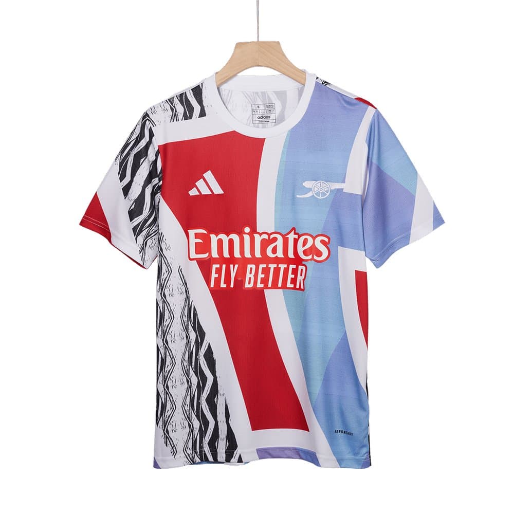 Men's Arsenal Pre-Match Replica Soccer Jersey 2024/25 Men's Arsenal Pre-Match Replica Soccer Jersey 2024/25