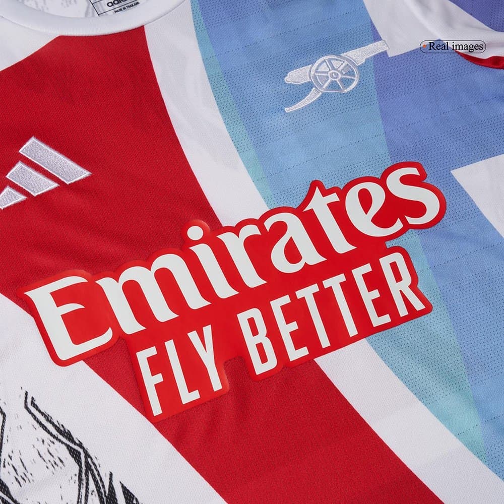Men's Arsenal Pre-Match Replica Soccer Jersey 2024/25 Men's Arsenal Pre-Match Replica Soccer Jersey 2024/25