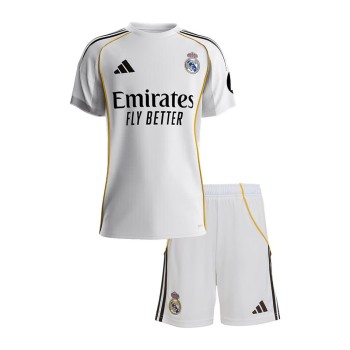 Kid's Real Madrid Home Soccer Jersey Kit 2025/26 Kid's Real Madrid Home Soccer Jersey Kit 2025/26