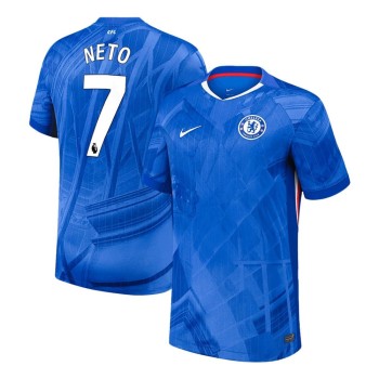 Men's NETO #7 Chelsea Home Replica Soccer Jersey 2025/26