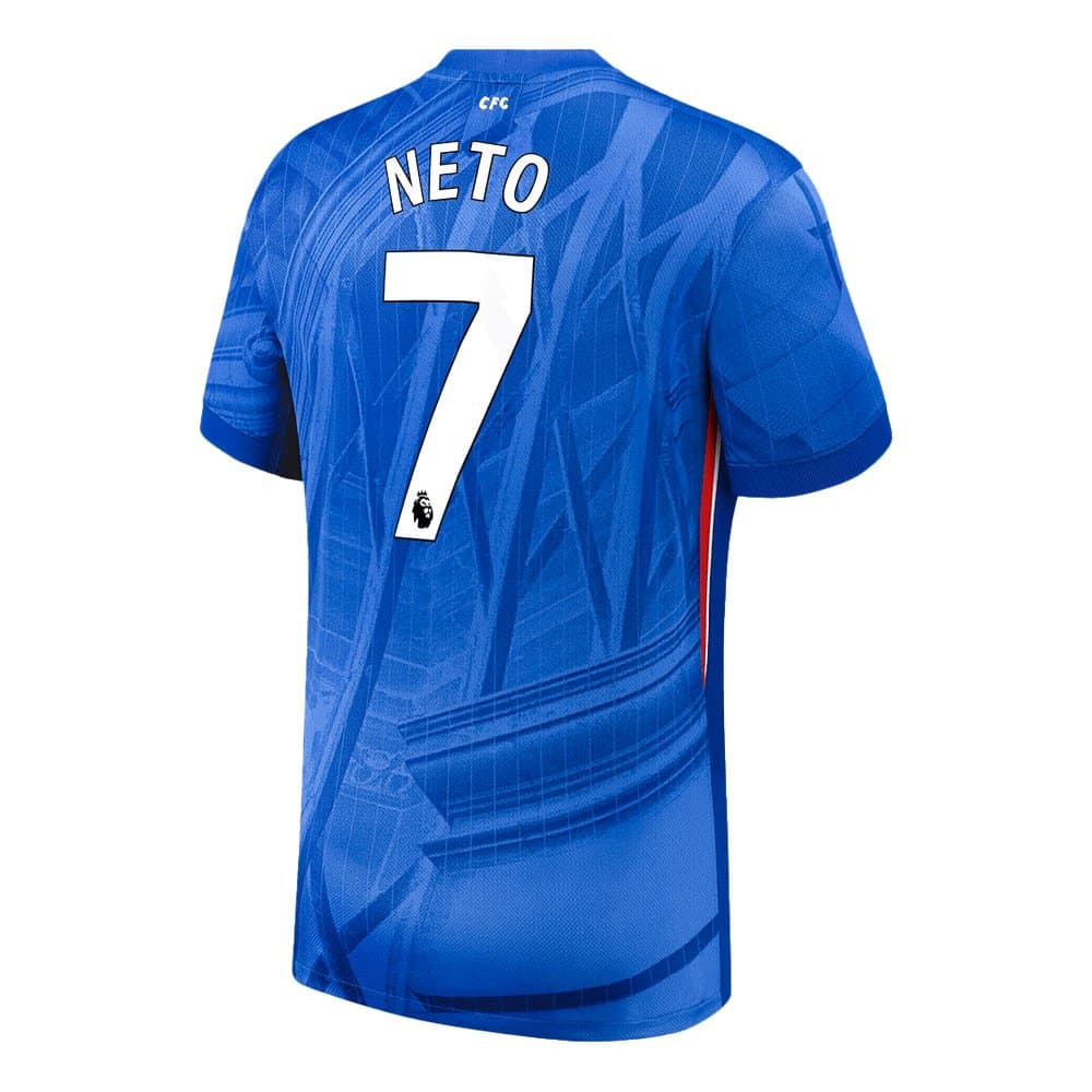 Men's NETO #7 Chelsea Home Replica Soccer Jersey 2025/26 Men's NETO #7 Chelsea Home Replica Soccer Jersey 2025/26