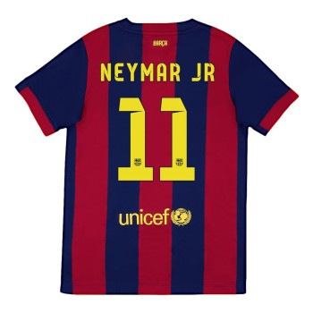 Men's NEYMAR JR #11 Barcelona Home Retro Soccer Jersey 2014/15 Men's NEYMAR JR #11 Barcelona Home Retro Soccer Jersey 2014/15