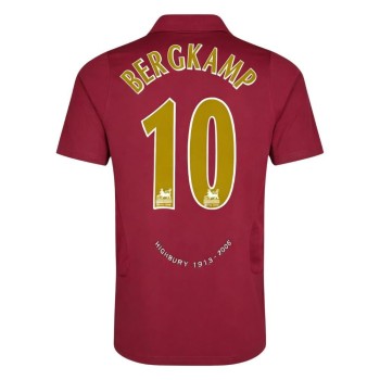 Men's BERGKAMP #10 Arsenal Home Retro Soccer Jersey 2005/06 Men's BERGKAMP #10 Arsenal Home Retro Soccer Jersey 2005/06