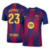 Men's KOUNDE #23 Barcelona Home Authentic Soccer Jersey 2025/26