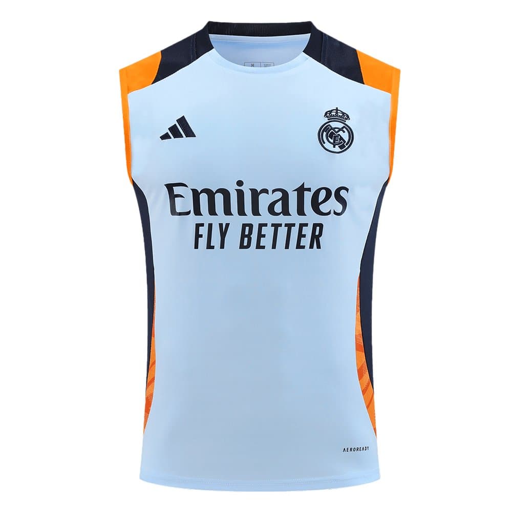Men's Real Madrid Pre-Match Sleeveless Top 2024/25