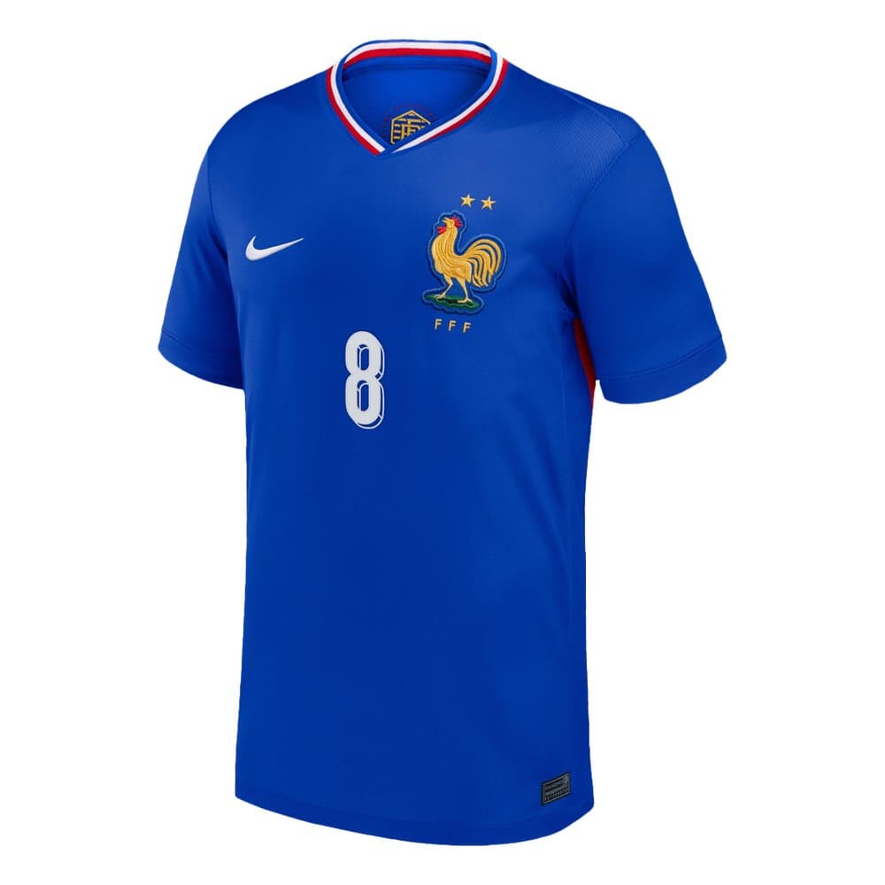 Men's TCHOUAMENI #8 France Home Replica Soccer Jersey 2024 Men's TCHOUAMENI #8 France Home Replica Soccer Jersey 2024