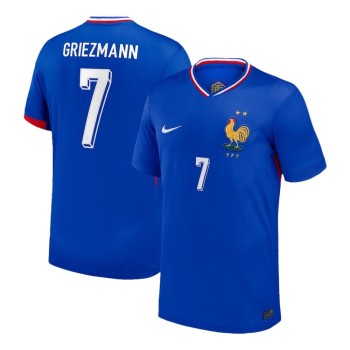 Men's GRIEZMANN #7 France Home Replica Soccer Jersey EURO 2024 Men's GRIEZMANN #7 France Home Replica Soccer Jersey EURO 2024