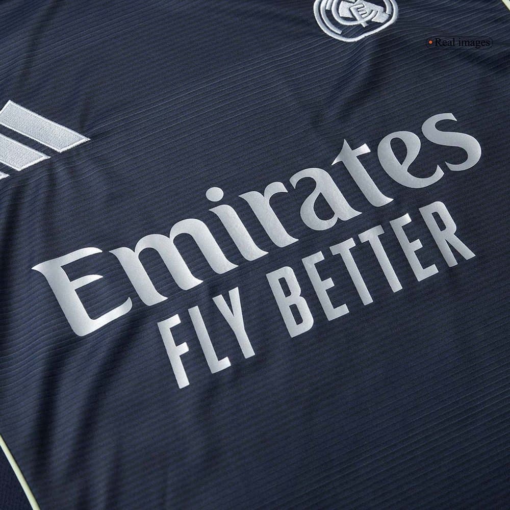 Men's Real Madrid Away Long Sleeve Jersey 2025/26