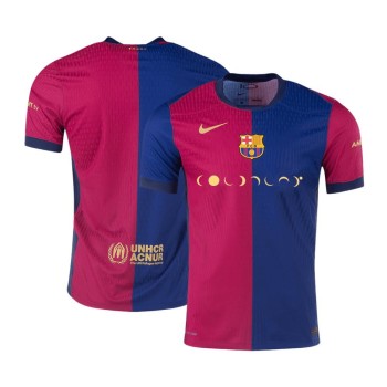 Men's Barcelona Home Authentic Soccer Jersey - COLDPLAY 2024/25