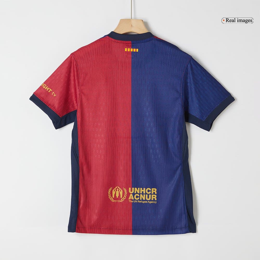 Men's Barcelona Home Authentic Soccer Jersey - COLDPLAY 2024/25 Men's Barcelona Home Authentic Soccer Jersey - COLDPLAY 2024/25