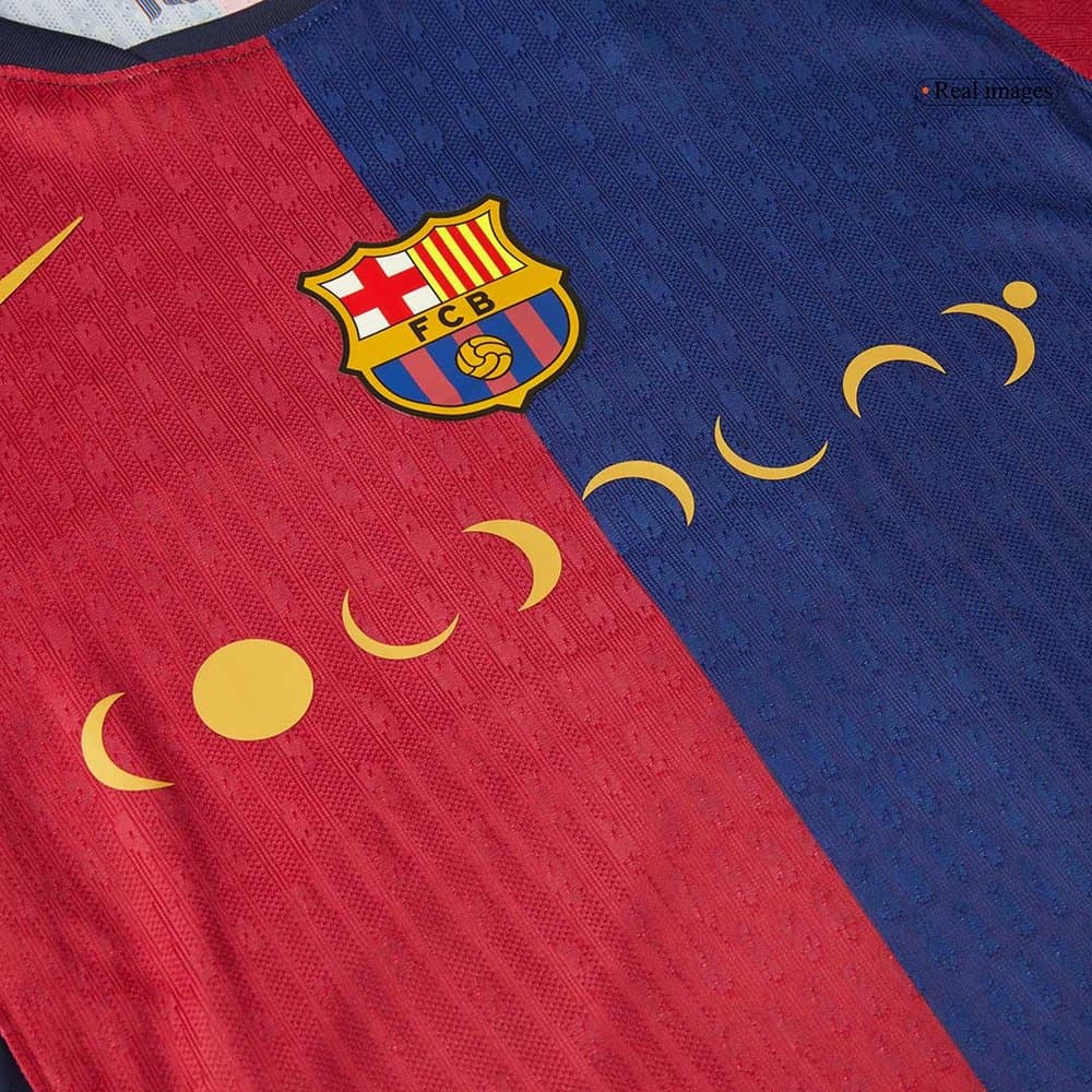 Men's Barcelona Home Authentic Soccer Jersey - COLDPLAY 2024/25 Men's Barcelona Home Authentic Soccer Jersey - COLDPLAY 2024/25