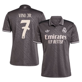 Men's VINI JR. #7 Real Madrid Third Away Replica Soccer Jersey 2024/25 Men's VINI JR. #7 Real Madrid Third Away Replica Soccer Jersey 2024/25