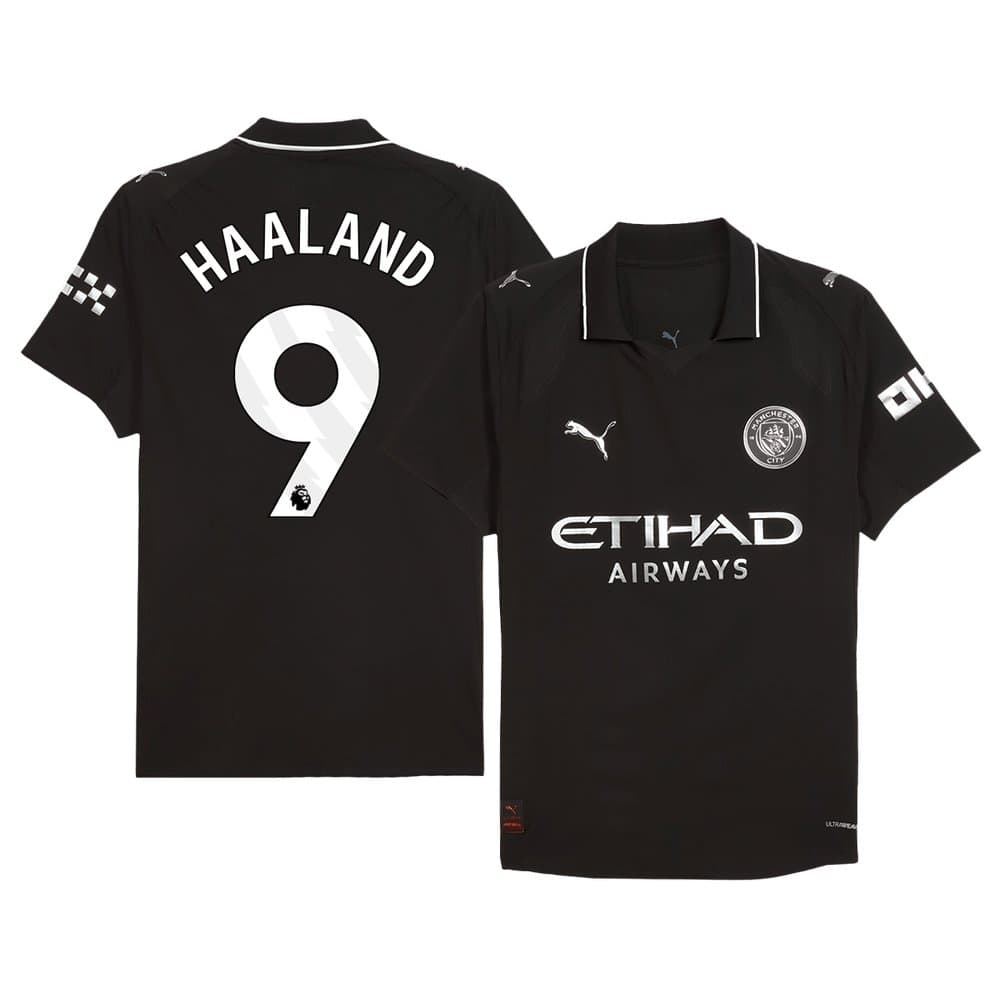 Men's HAALAND #9 Manchester City Away Authentic Jersey 2025/26 Men's HAALAND #9 Manchester City Away Authentic Jersey 2025/26