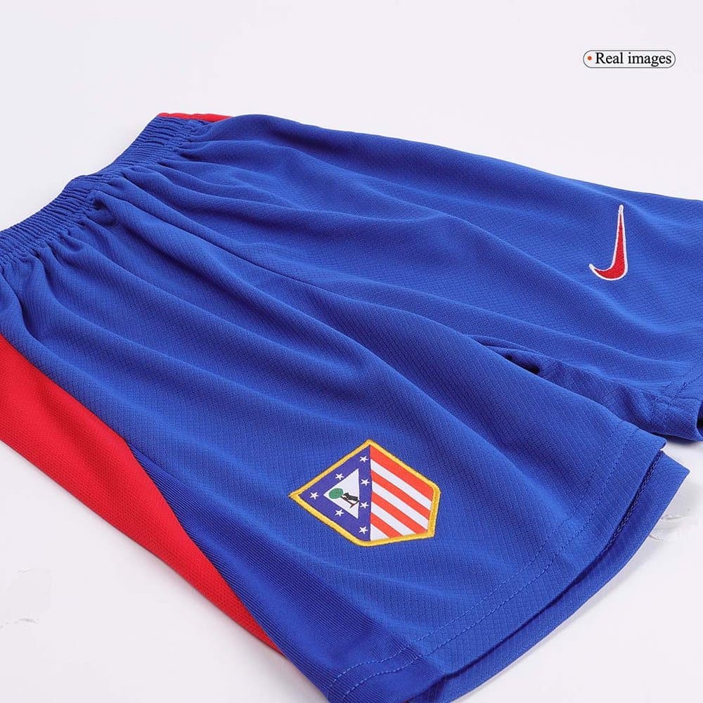 Kid's Atletico Madrid Home Soccer Jersey Full Kit 2024/25