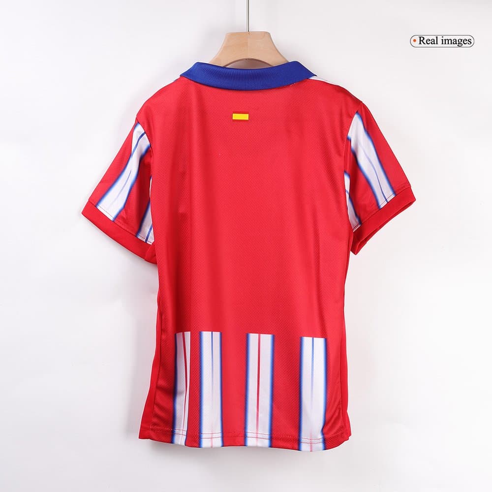 Kid's Atletico Madrid Home Soccer Jersey Full Kit 2024/25