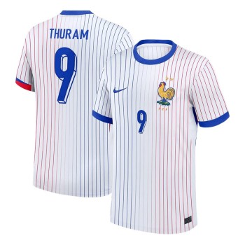 Men's THURAM #9 France Away Replica Soccer Jersey 2024 Men's THURAM #9 France Away Replica Soccer Jersey 2024