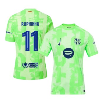Men's RAPHINHA #11 Barcelona Third Away Authentic Soccer Jersey - UCL Spotify Logo Without Text 2024/25 Men's RAPHINHA #11 Barcelona Third Away Authentic Soccer Jersey - UCL Spotify Logo Without Text 2024/25