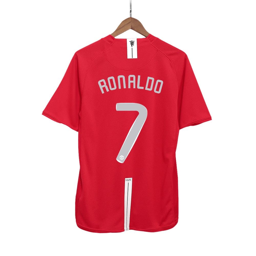 Men's RONALDO #7 Manchester United Home Retro Soccer Jersey - UCL Final 2007/08 Men's RONALDO #7 Manchester United Home Retro Soccer Jersey - UCL Final 2007/08