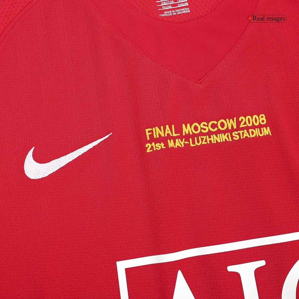 Men's RONALDO #7 Manchester United Home Retro Soccer Jersey - UCL Final 2007/08 Men's RONALDO #7 Manchester United Home Retro Soccer Jersey - UCL Final 2007/08