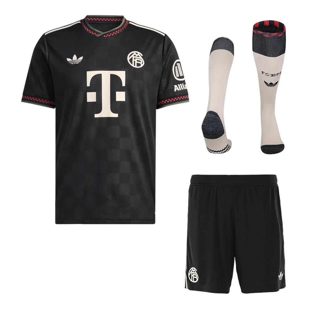 Men's Bayern Munich Third Away Jersey Full Kit 2025/26 Men's Bayern Munich Third Away Jersey Full Kit 2025/26