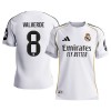Men's VALVERDE #8 Real Madrid Home Authentic Soccer Jersey 2025/26