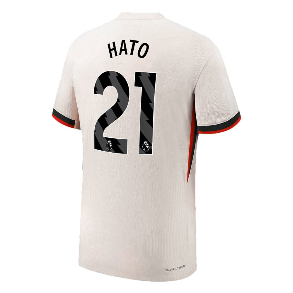 Men's HATO #21 Chelsea Away Authentic Jersey 2025/26