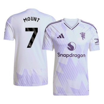 Men's MOUNT #7 Manchester United Away Replica Soccer Jersey 2025/26 Men's MOUNT #7 Manchester United Away Replica Soccer Jersey 2025/26