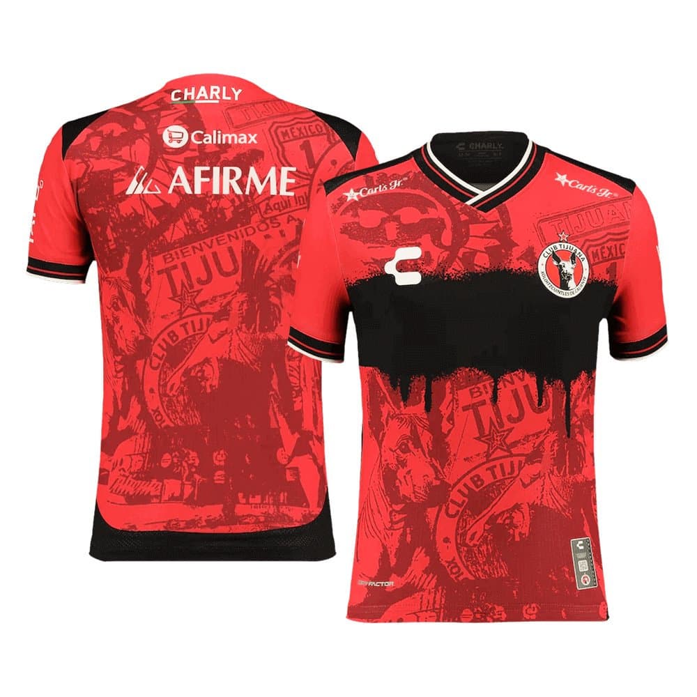 Men's Club Tijuana Home Replica Soccer Jersey 2025/26 Men's Club Tijuana Home Replica Soccer Jersey 2025/26