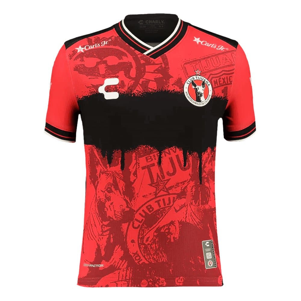 Men's Club Tijuana Home Replica Soccer Jersey 2025/26 Men's Club Tijuana Home Replica Soccer Jersey 2025/26