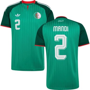 Men's MANDI #2 Algeria Away Replica Jersey World Cup 2026