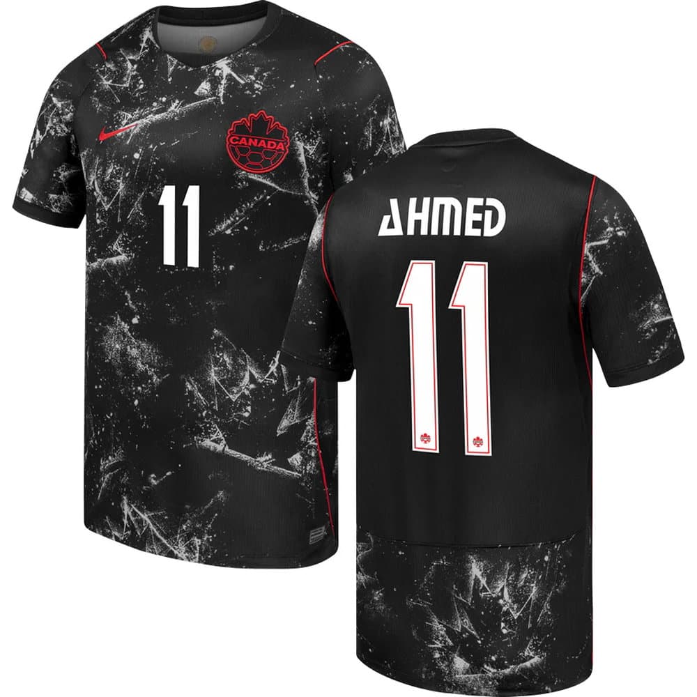 Kid's AHMED #11 Canada Away Replica Jersey World Cup 2026