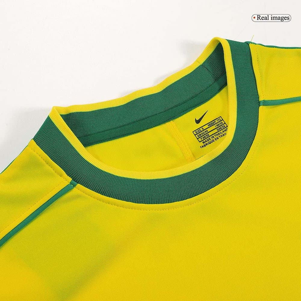 Men's Brazil Home Retro Soccer Jersey 1998