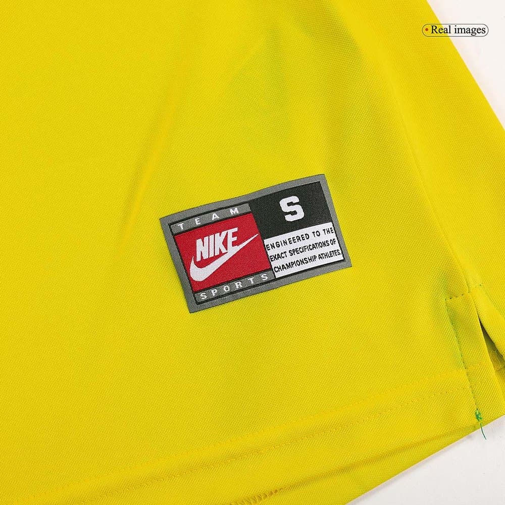 Men's Brazil Home Retro Soccer Jersey 1998