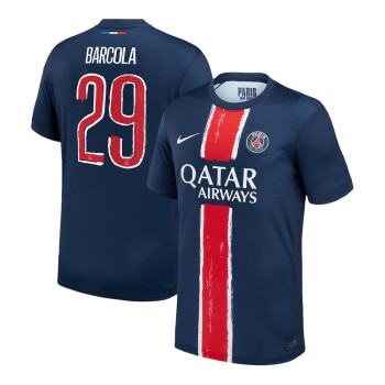 Men's BARCOLA #29 PSG Home Replica Soccer Jersey -UCL 2024/25 Men's BARCOLA #29 PSG Home Replica Soccer Jersey -UCL 2024/25