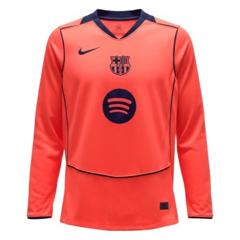 Men's Barcelona Third Away Long Sleeve Jersey 2025/26 Men's Barcelona Third Away Long Sleeve Jersey 2025/26