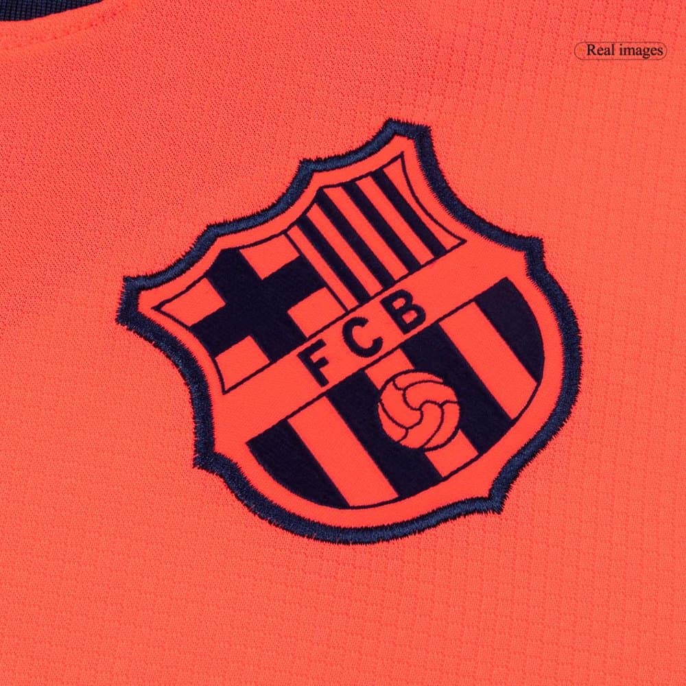 Men's Barcelona Third Away Long Sleeve Jersey 2025/26