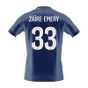 Men's ZAïRE EMERY #33 PSG Home Replica Soccer Jersey 2025/26
