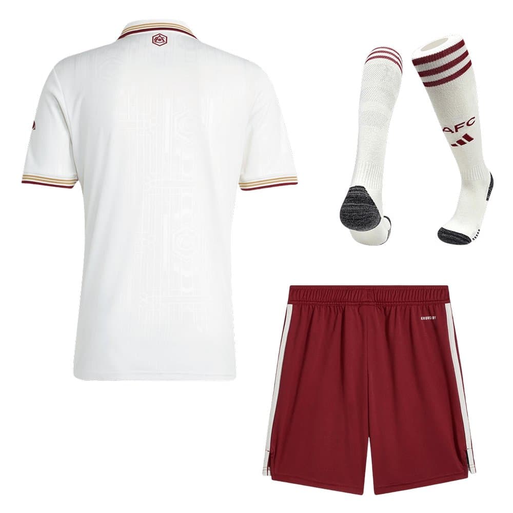 Men's Arsenal Third Away Jersey Full Kit 2025/26