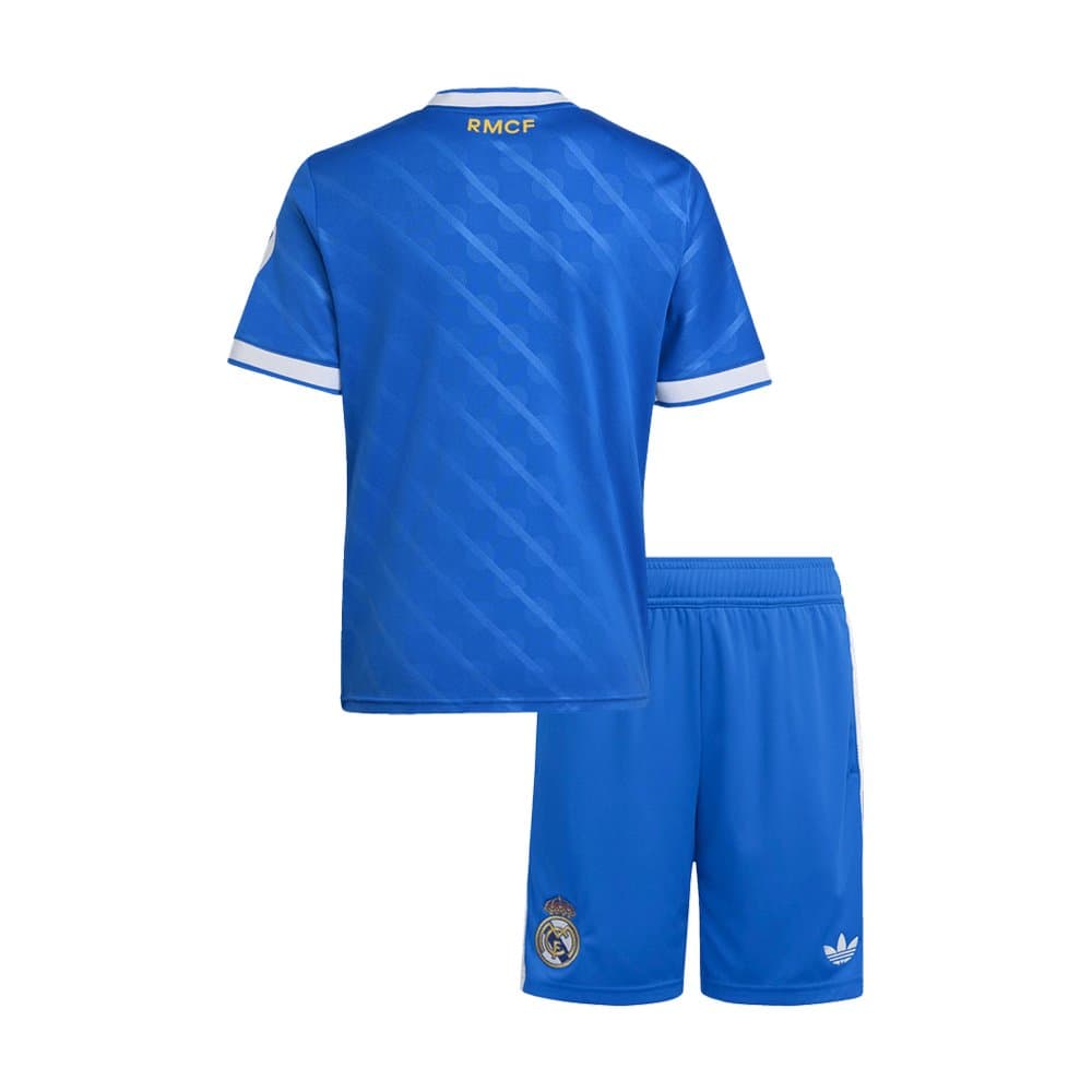 Kid's Real Madrid Third Away Soccer Jersey Kit 2025/26