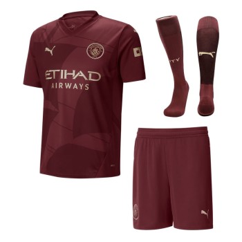 Men's Manchester City Third Away Jersey Full Kit 2024/25