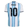 Men's MESSI #10 Argentina Home Replica Soccer Jersey World Cup 2026