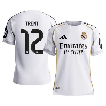 Men's TRENT #12 Real Madrid Home Authentic Soccer Jersey 2025/26