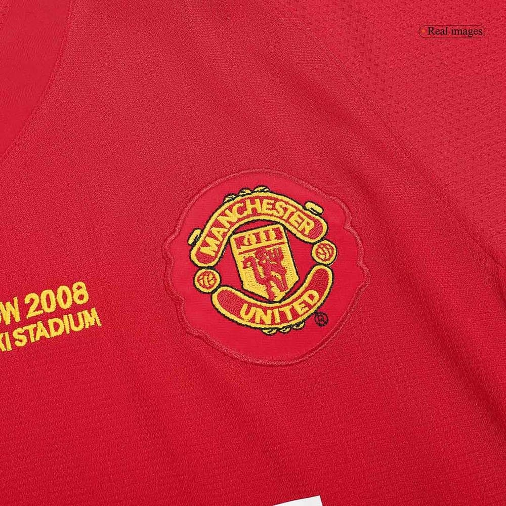 Men's Manchester United Home Retro Soccer Jersey 2007/08 Men's Manchester United Home Retro Soccer Jersey 2007/08