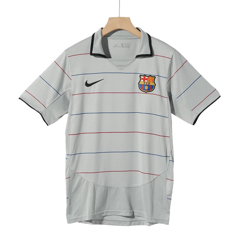 Men's Barcelona Away Retro Soccer Jersey 2003/04 Men's Barcelona Away Retro Soccer Jersey 2003/04