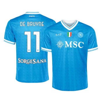 Men's DE BRUYNE #11 Napoli Home Replica Soccer Jersey 2025/26 Men's DE BRUYNE #11 Napoli Home Replica Soccer Jersey 2025/26
