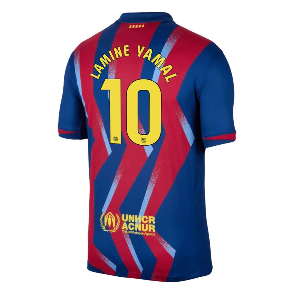 Men's LAMINE YAMAL #10 Barcelona Fourth Away Replica Soccer Jersey 2025/26 Men's LAMINE YAMAL #10 Barcelona Fourth Away Replica Soccer Jersey 2025/26