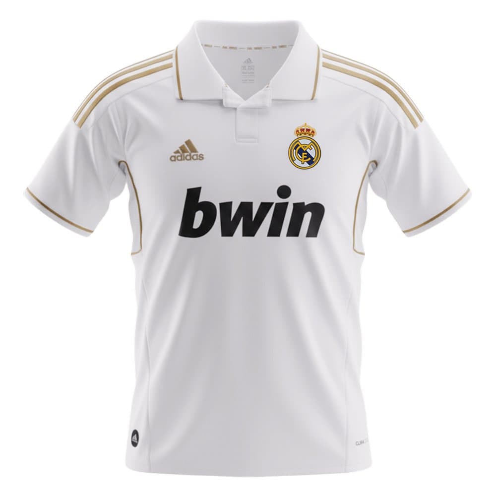Men's Real Madrid Home Retro Soccer Jersey 2011/12